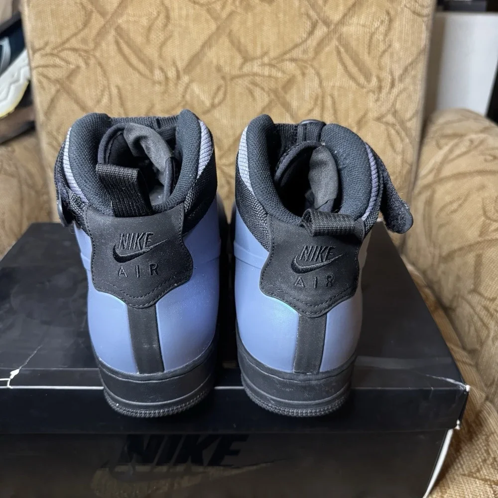 Nike Air Force 1 Foamposite Cup Light Carbon Men's 11.5 Super Clean!‎